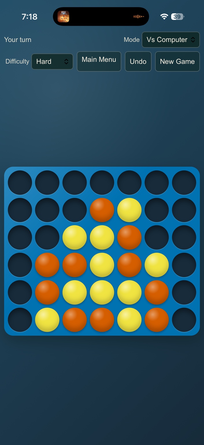 Connect Four game screenshot